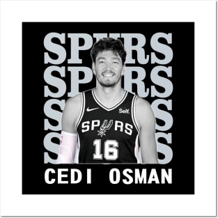 San Antonio Spurs Cedi Osman 16 Posters and Art